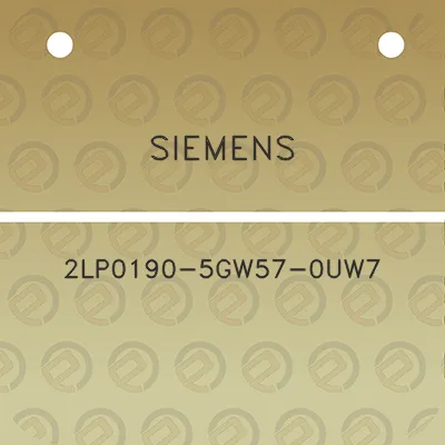 siemens-2lp0190-5gw57-0uw7