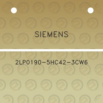 siemens-2lp0190-5hc42-3cw6