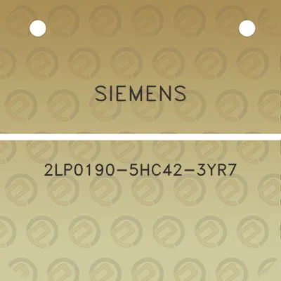 siemens-2lp0190-5hc42-3yr7