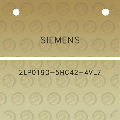 siemens-2lp0190-5hc42-4vl7