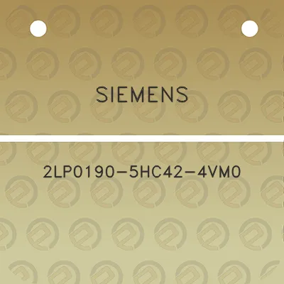 siemens-2lp0190-5hc42-4vm0