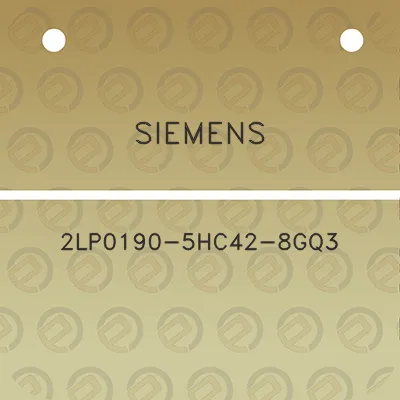 siemens-2lp0190-5hc42-8gq3