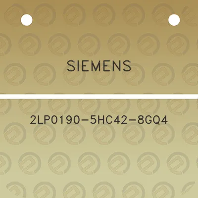 siemens-2lp0190-5hc42-8gq4