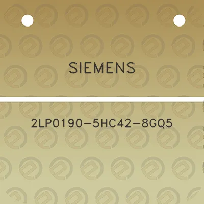 siemens-2lp0190-5hc42-8gq5