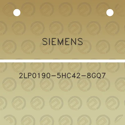 siemens-2lp0190-5hc42-8gq7