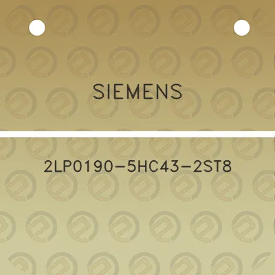 siemens-2lp0190-5hc43-2st8