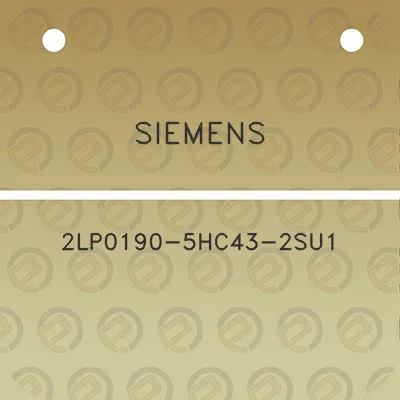 siemens-2lp0190-5hc43-2su1