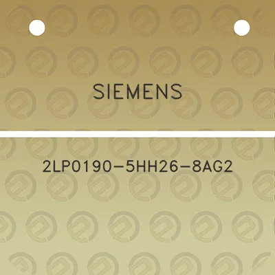 siemens-2lp0190-5hh26-8ag2