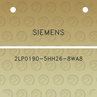 siemens-2lp0190-5hh26-8wa8