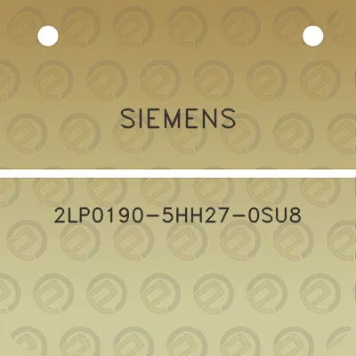 siemens-2lp0190-5hh27-0su8