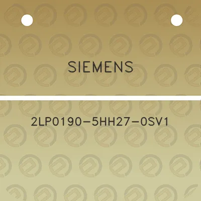 siemens-2lp0190-5hh27-0sv1