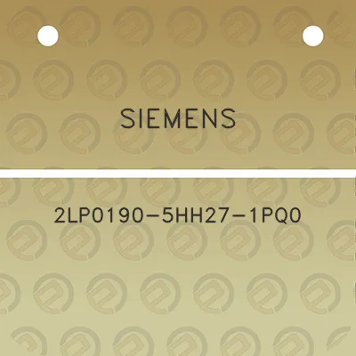 siemens-2lp0190-5hh27-1pq0