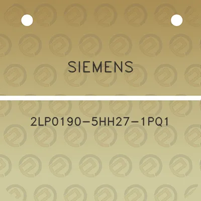 siemens-2lp0190-5hh27-1pq1