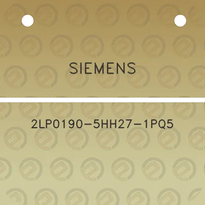 siemens-2lp0190-5hh27-1pq5