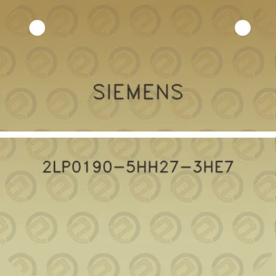 siemens-2lp0190-5hh27-3he7