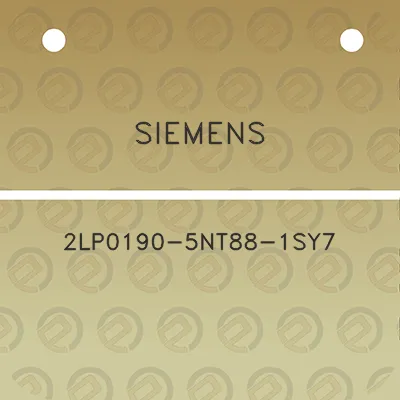 siemens-2lp0190-5nt88-1sy7