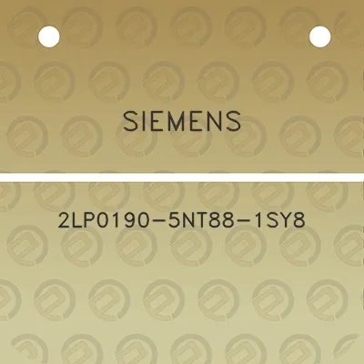 siemens-2lp0190-5nt88-1sy8