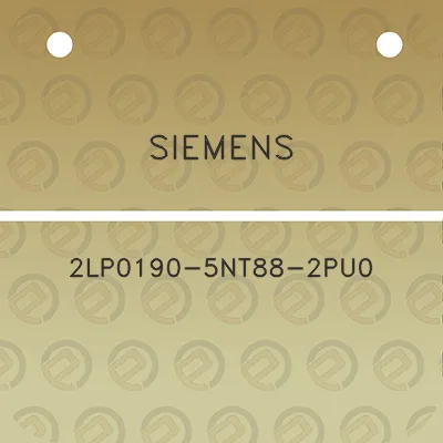 siemens-2lp0190-5nt88-2pu0