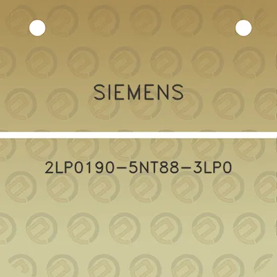 siemens-2lp0190-5nt88-3lp0