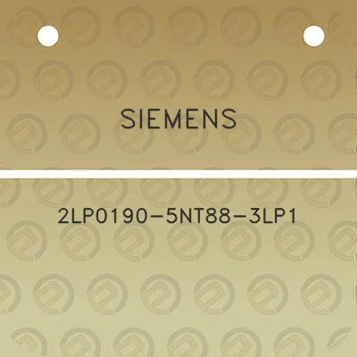 siemens-2lp0190-5nt88-3lp1