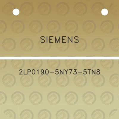 siemens-2lp0190-5ny73-5tn8