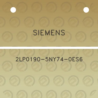 siemens-2lp0190-5ny74-0es6