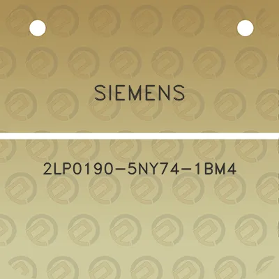 siemens-2lp0190-5ny74-1bm4