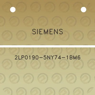 siemens-2lp0190-5ny74-1bm6