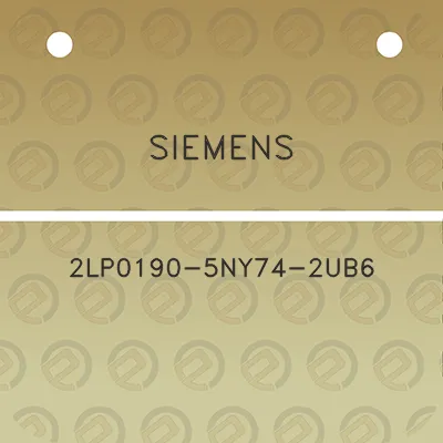 siemens-2lp0190-5ny74-2ub6