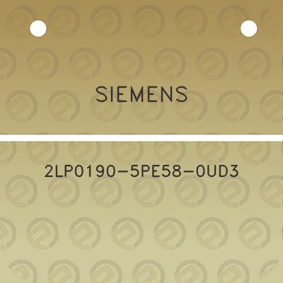 siemens-2lp0190-5pe58-0ud3