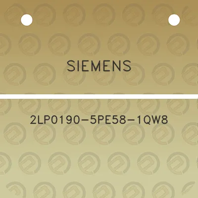 siemens-2lp0190-5pe58-1qw8