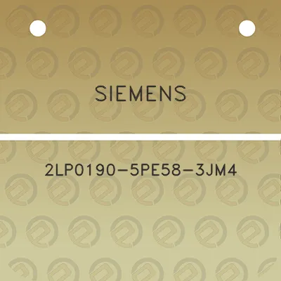 siemens-2lp0190-5pe58-3jm4