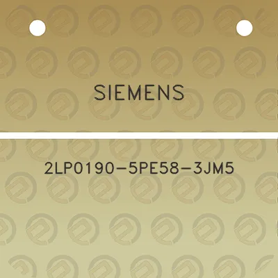 siemens-2lp0190-5pe58-3jm5