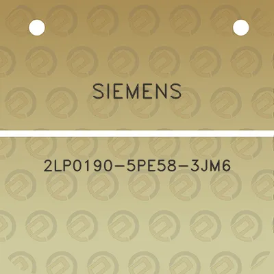 siemens-2lp0190-5pe58-3jm6