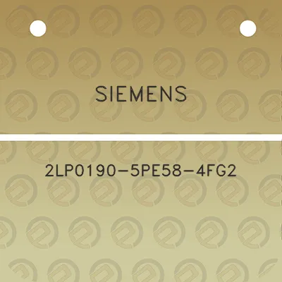 siemens-2lp0190-5pe58-4fg2