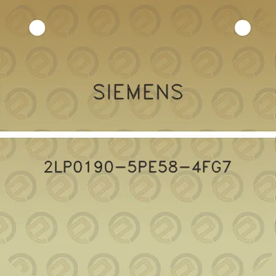 siemens-2lp0190-5pe58-4fg7