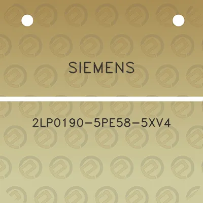 siemens-2lp0190-5pe58-5xv4