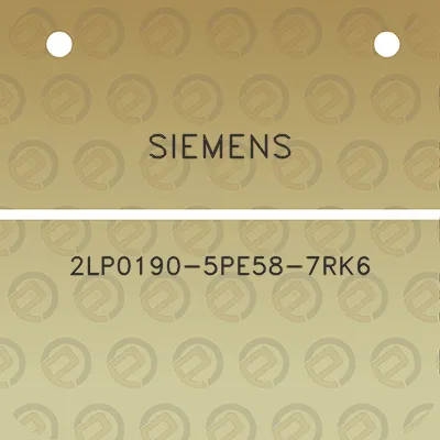 siemens-2lp0190-5pe58-7rk6