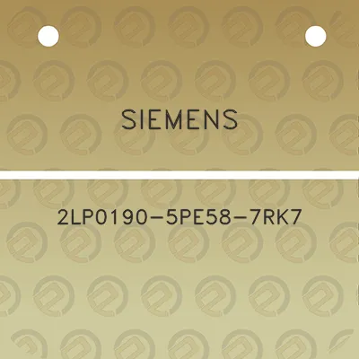 siemens-2lp0190-5pe58-7rk7