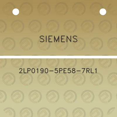 siemens-2lp0190-5pe58-7rl1