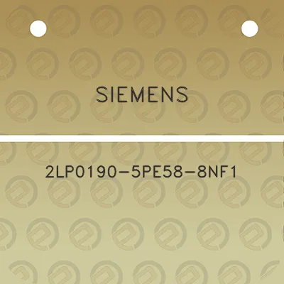 siemens-2lp0190-5pe58-8nf1