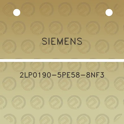 siemens-2lp0190-5pe58-8nf3