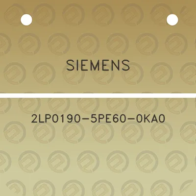 siemens-2lp0190-5pe60-0ka0