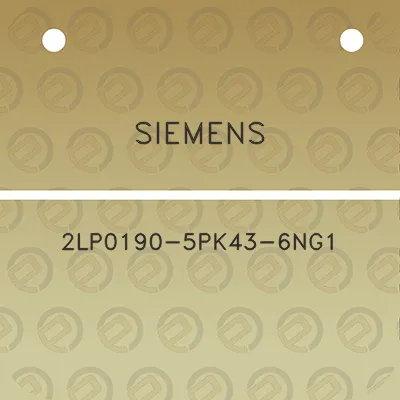 siemens-2lp0190-5pk43-6ng1