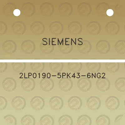 siemens-2lp0190-5pk43-6ng2