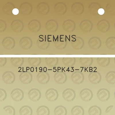 siemens-2lp0190-5pk43-7kb2