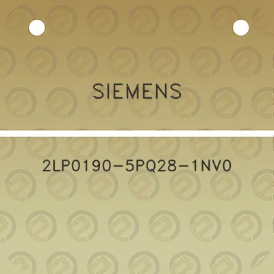 siemens-2lp0190-5pq28-1nv0