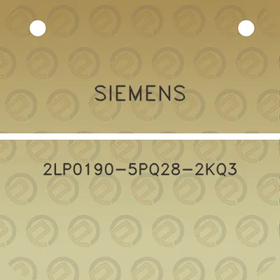 siemens-2lp0190-5pq28-2kq3