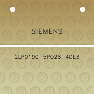 siemens-2lp0190-5pq28-4de3