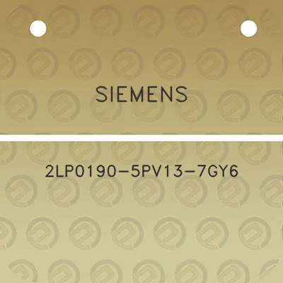 siemens-2lp0190-5pv13-7gy6